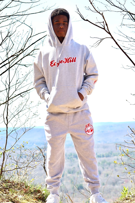 Edge Hill Killa Hills Grey Embroidered Joggers