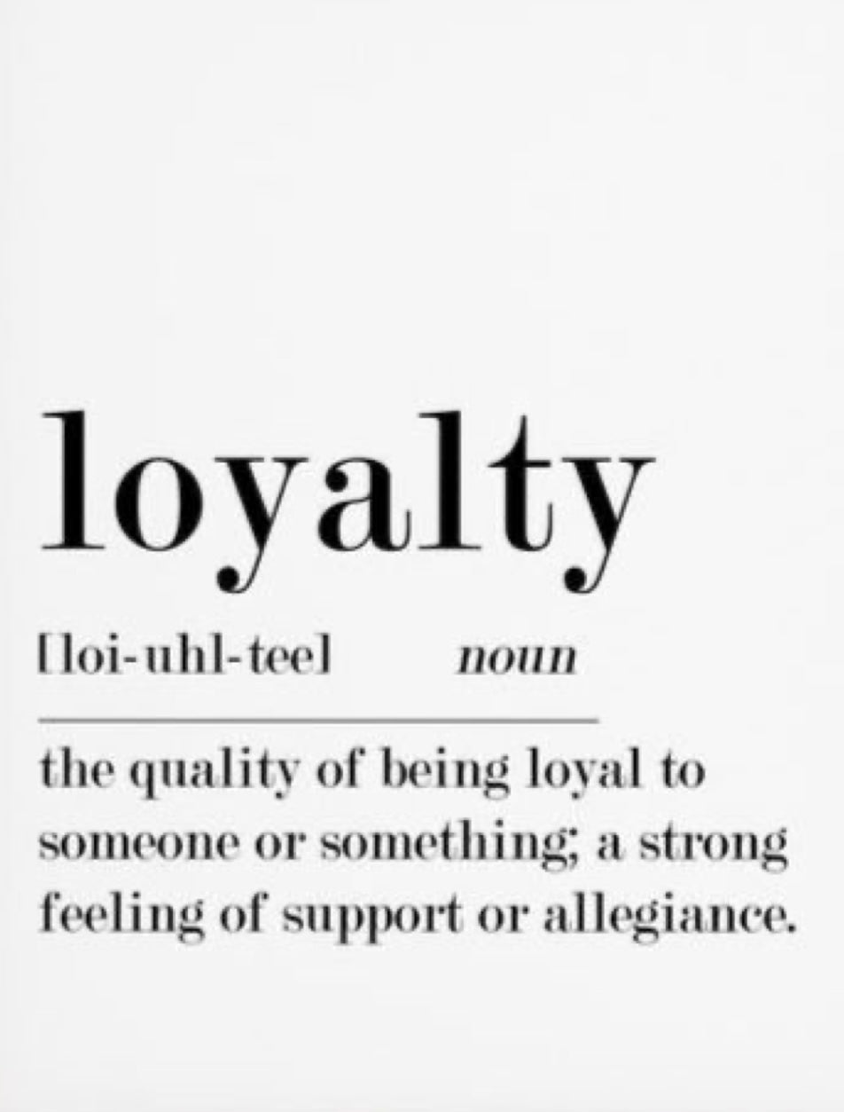 Loyalty That Pushes You Over the Hill