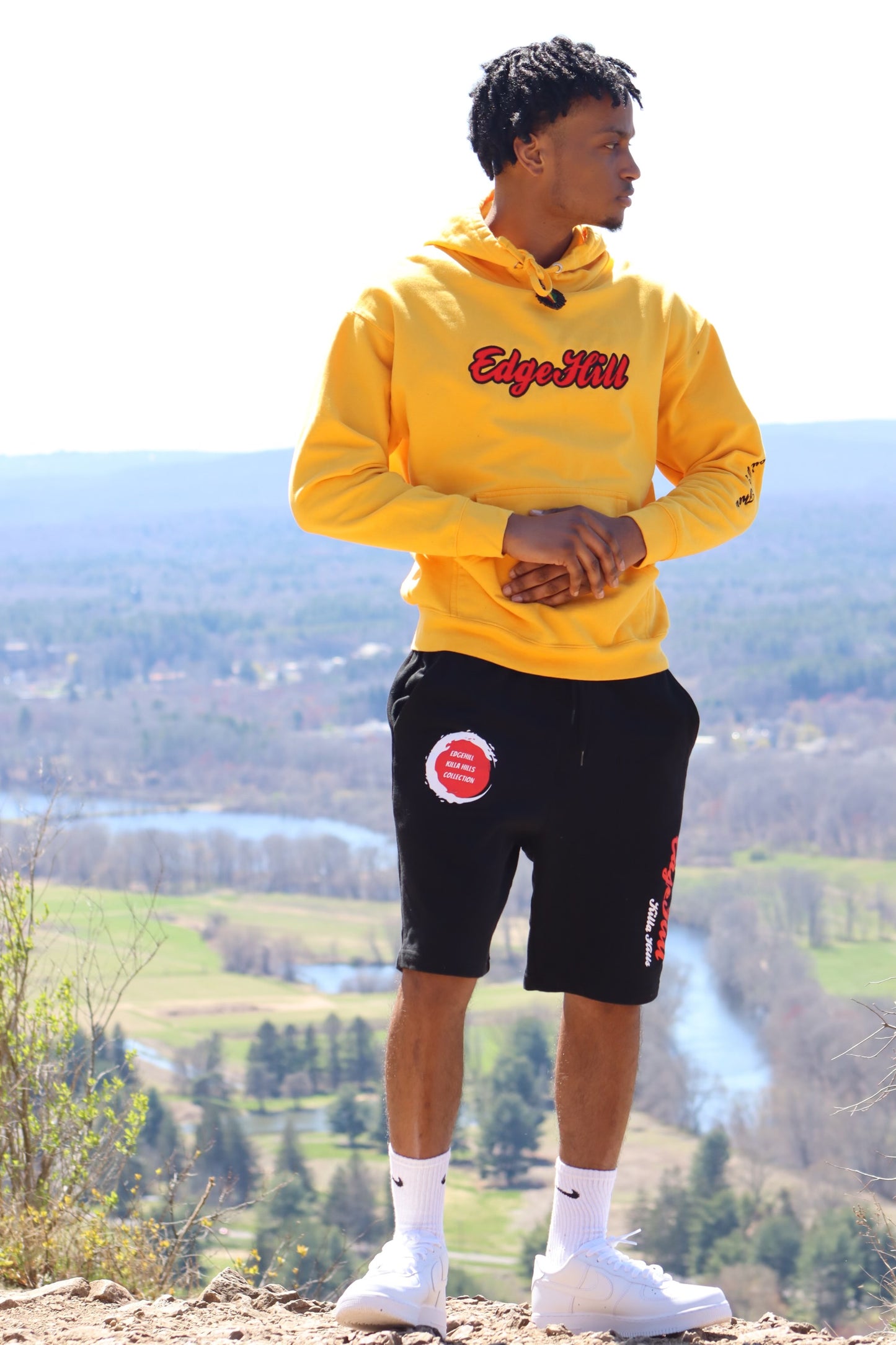 KIlla HIlls Embroidered Yellow Hoodie