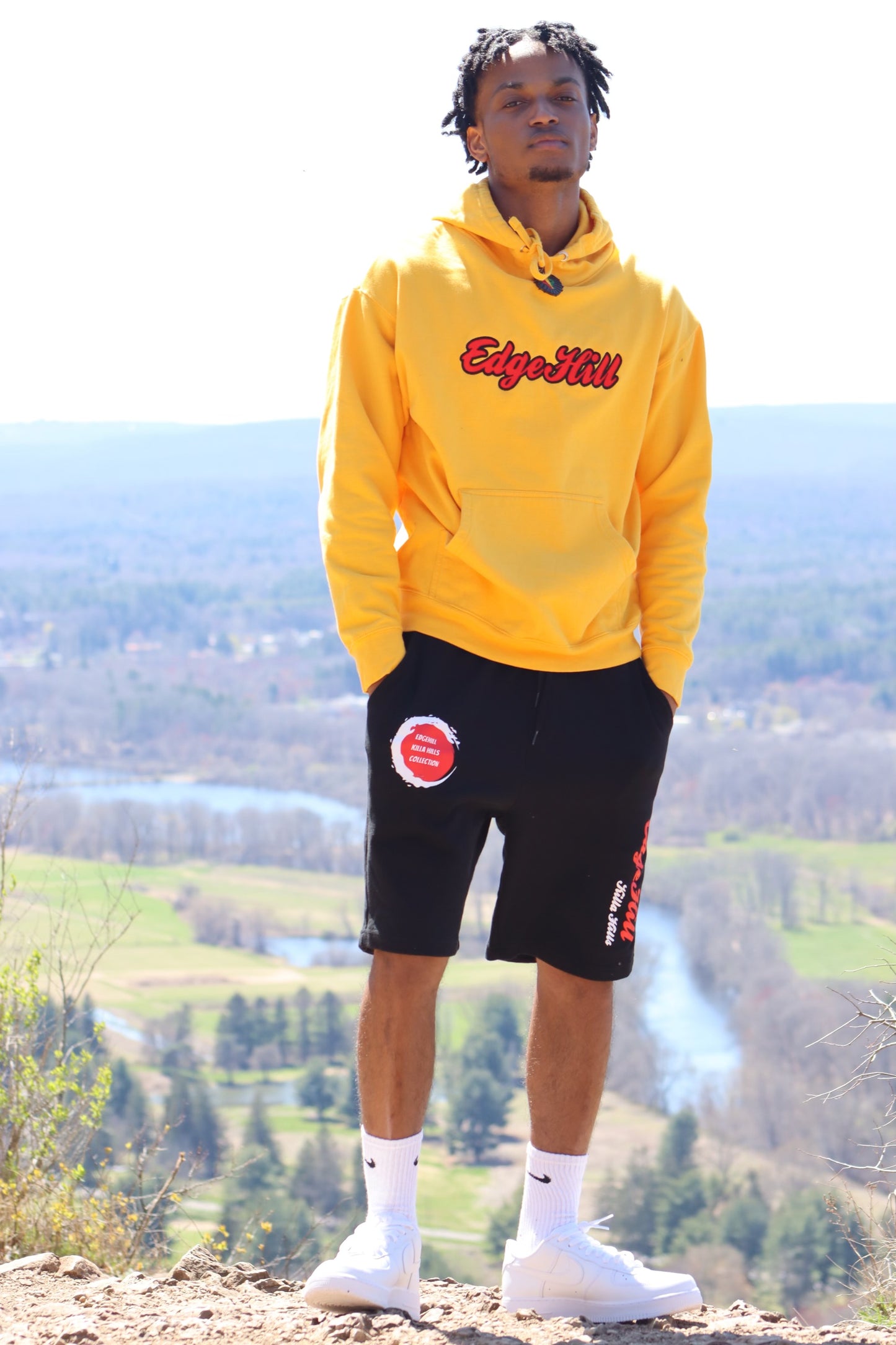 KIlla HIlls Embroidered Yellow Hoodie