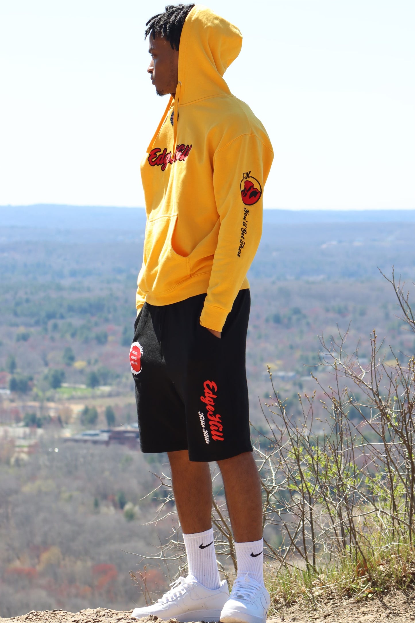 KIlla HIlls Embroidered Yellow Hoodie