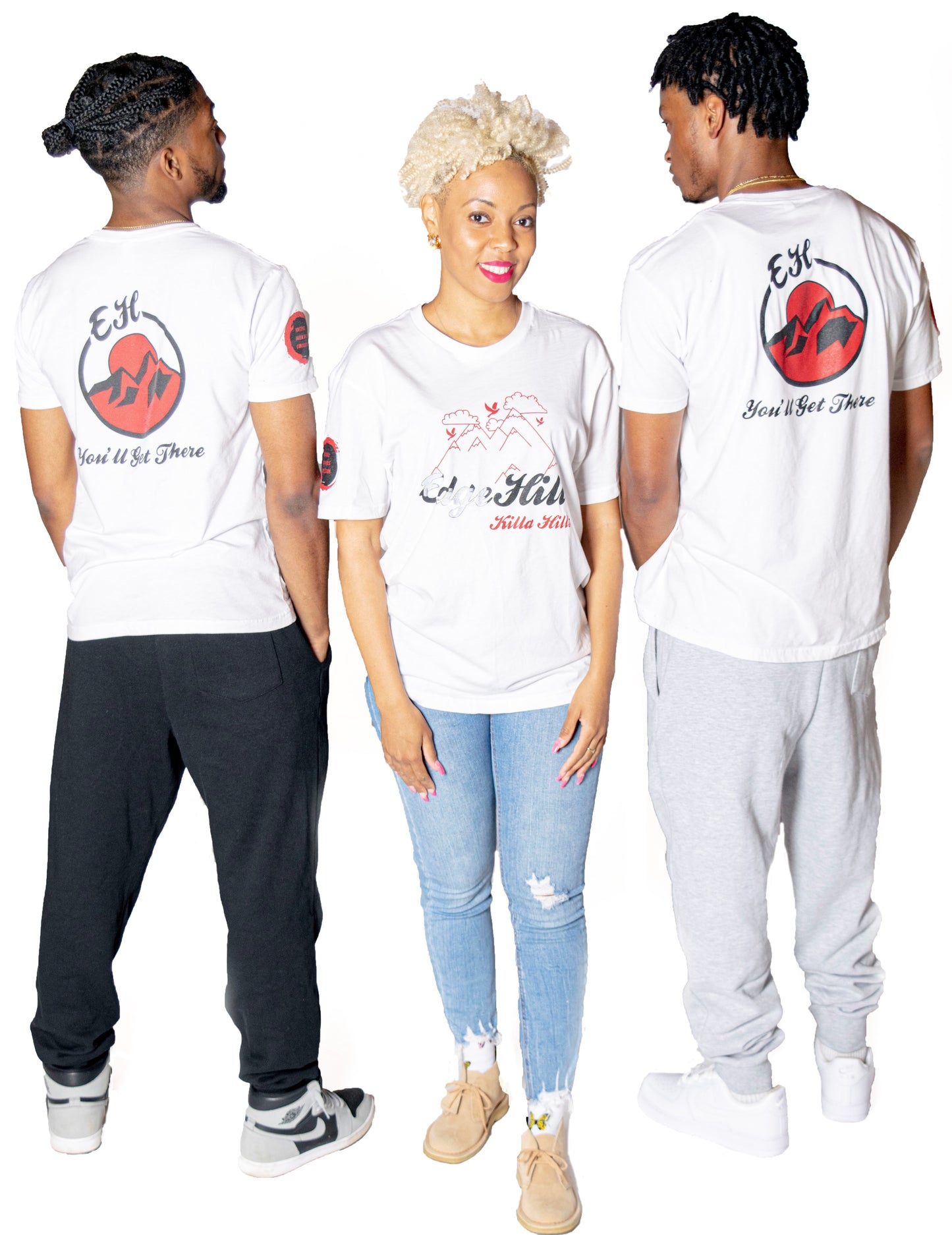 Edge Hill Killa Hills Grey Embroidered Joggers